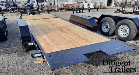 New 2023 Doolittle Trailer Mfg 82"x22' Tandem Axle 14K EZ Loader GT Tilt Deck Trailer