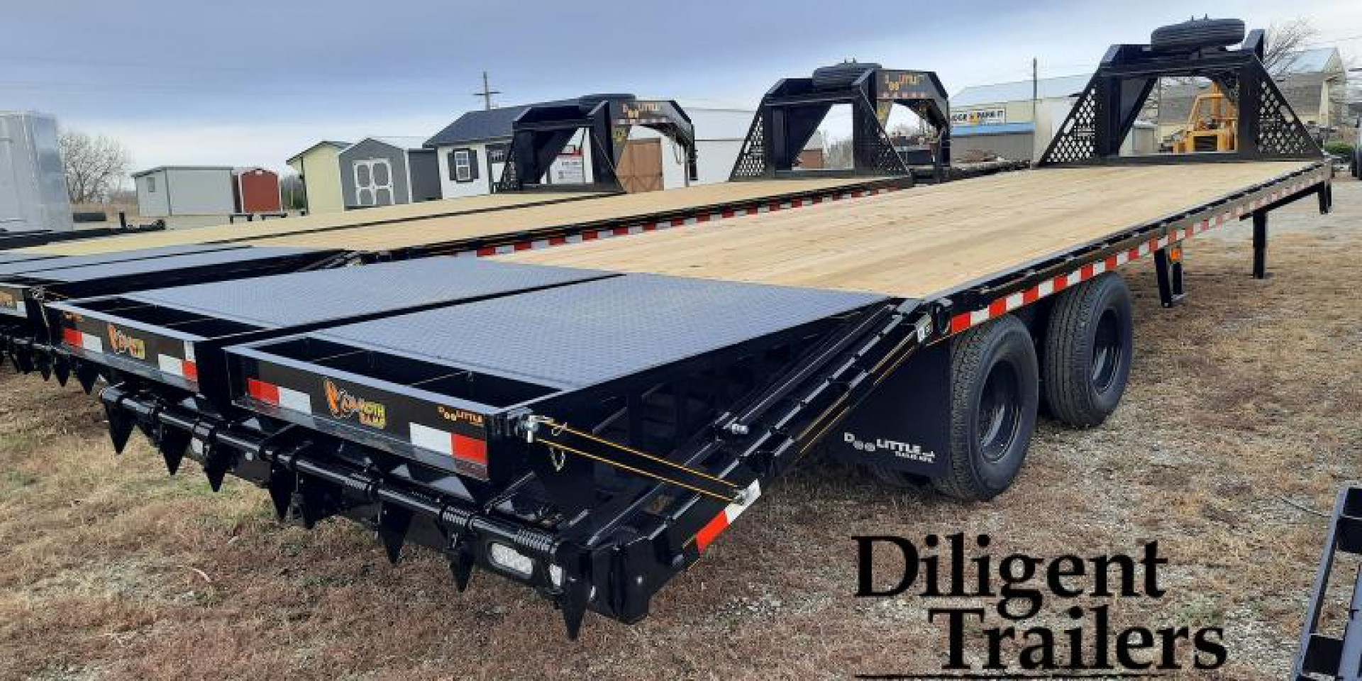 New 2023 Doolittle Trailer Mfg 102"x28' Tandem Axle 22K Deckover