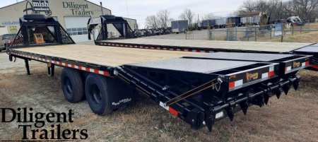New 2023 Doolittle Trailer Mfg 102"x28' Tandem Axle 22K Deckover