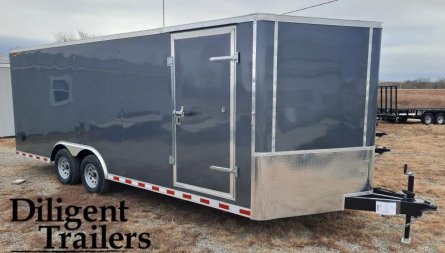 New 2023 DooLittle Trailer 8.5'x20' Tandem Axle 7K Enclosed Cargo Trailer