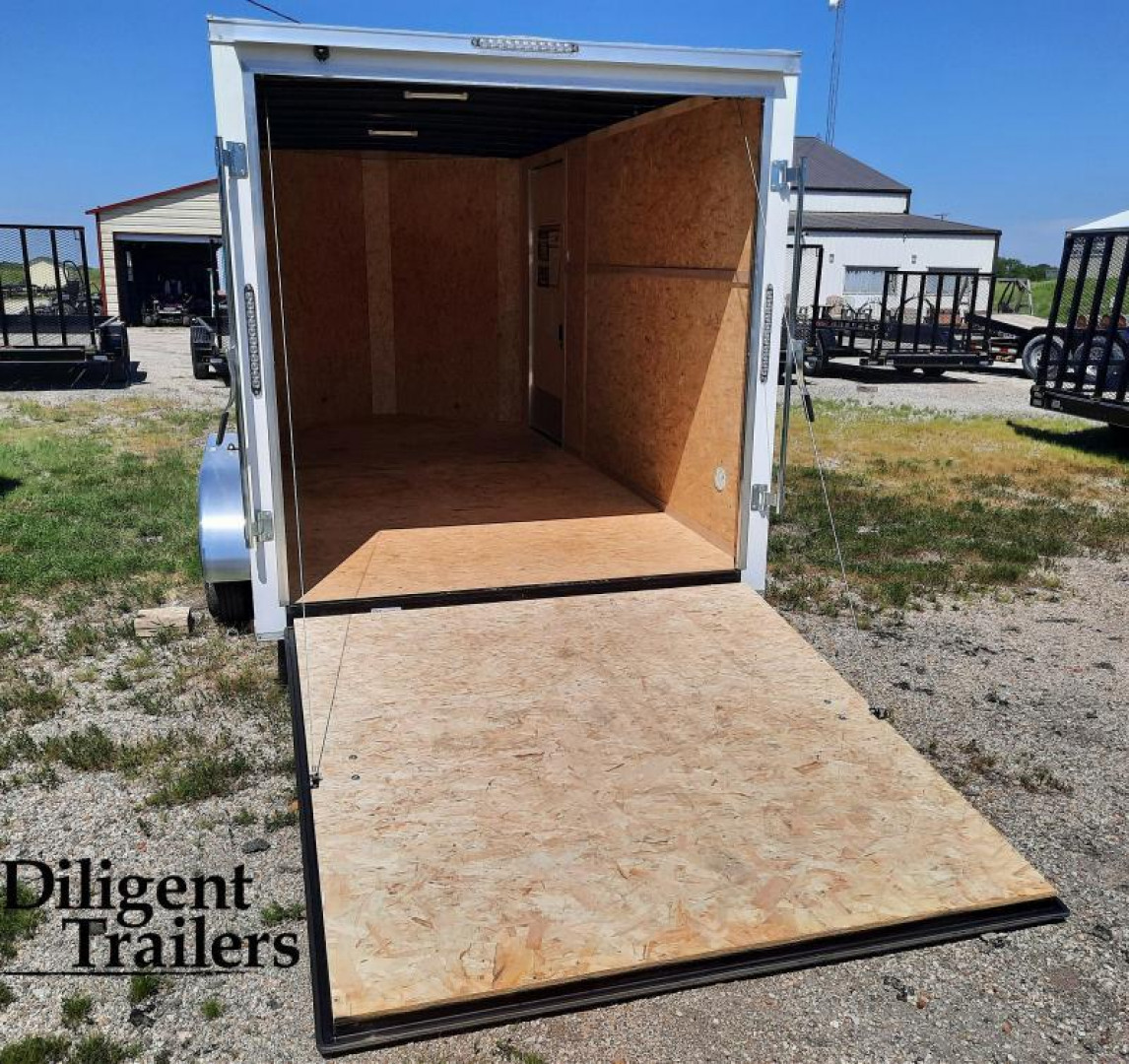 New 2022 DooLittle Trailer 7'x14' Tandem Axle 7K Enclosed Cargo Trailer