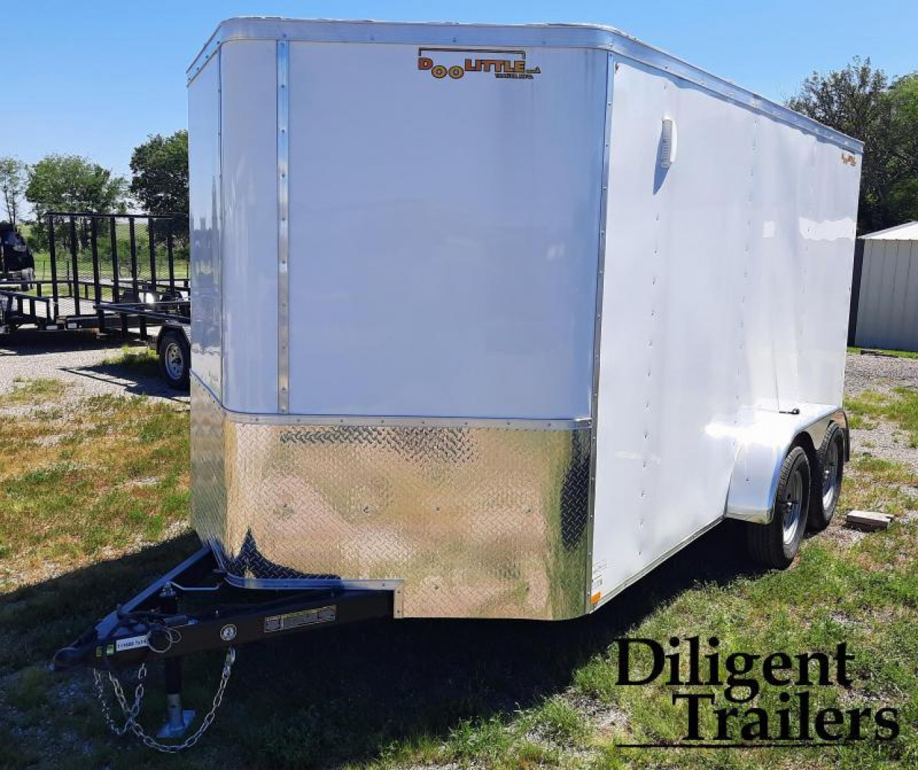 New 2022 DooLittle Trailer 7'x14' Tandem Axle 7K Enclosed Cargo Trailer