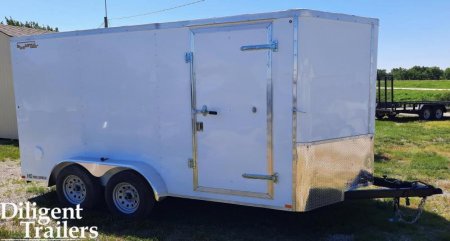 New 2022 DooLittle Trailer 7'x14' Tandem Axle 7K Enclosed Cargo Trailer