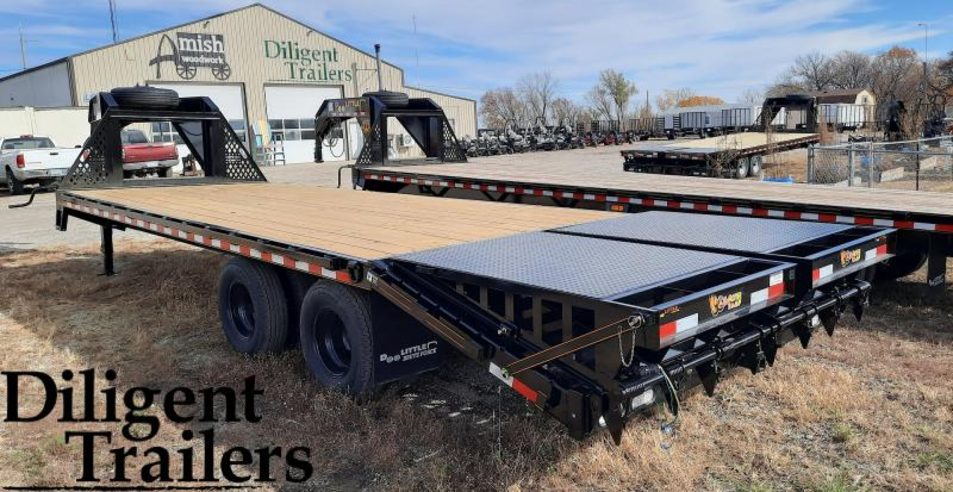 New 2023 Doolittle Trailer Mfg 102"x25' Tandem Axle 22K Deckover