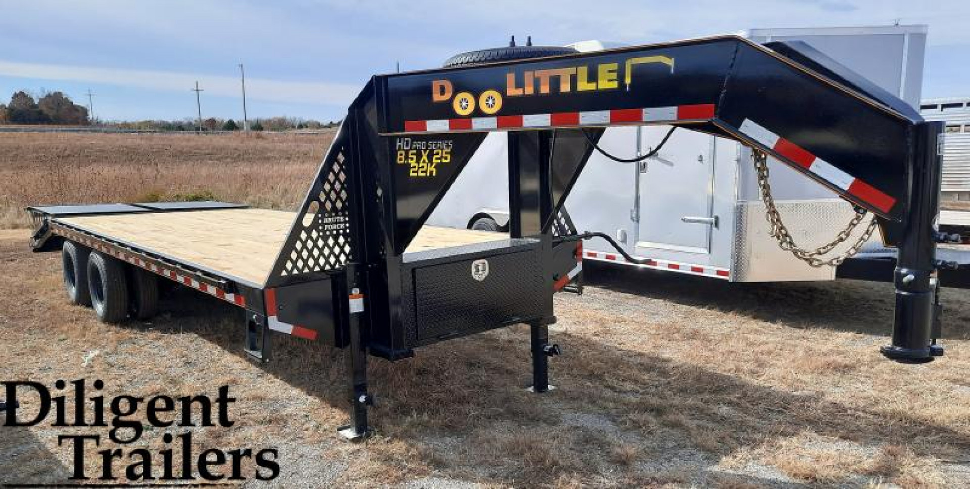 New 2023 Doolittle Trailer Mfg 102"x25' Tandem Axle 22K Deckover