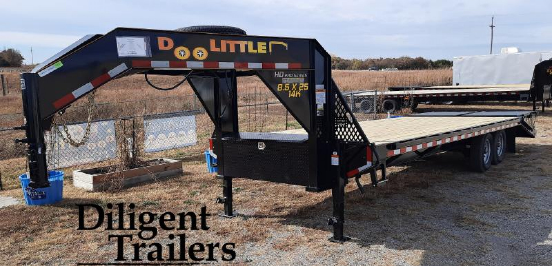 New 2023 Doolittle Trailer Mfg 102"x25' Tandem Axle 14K Deckover