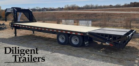 New 2023 Doolittle Trailer Mfg 102"x25' Tandem Axle 14K Deckover