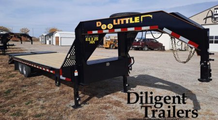 New 2023 Doolittle Trailer Mfg 102"x25' Tandem Axle 14K Deckover