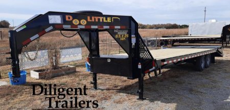 New 2023 Doolittle Trailer Mfg 102"x25' Tandem Axle 14K Deckover
