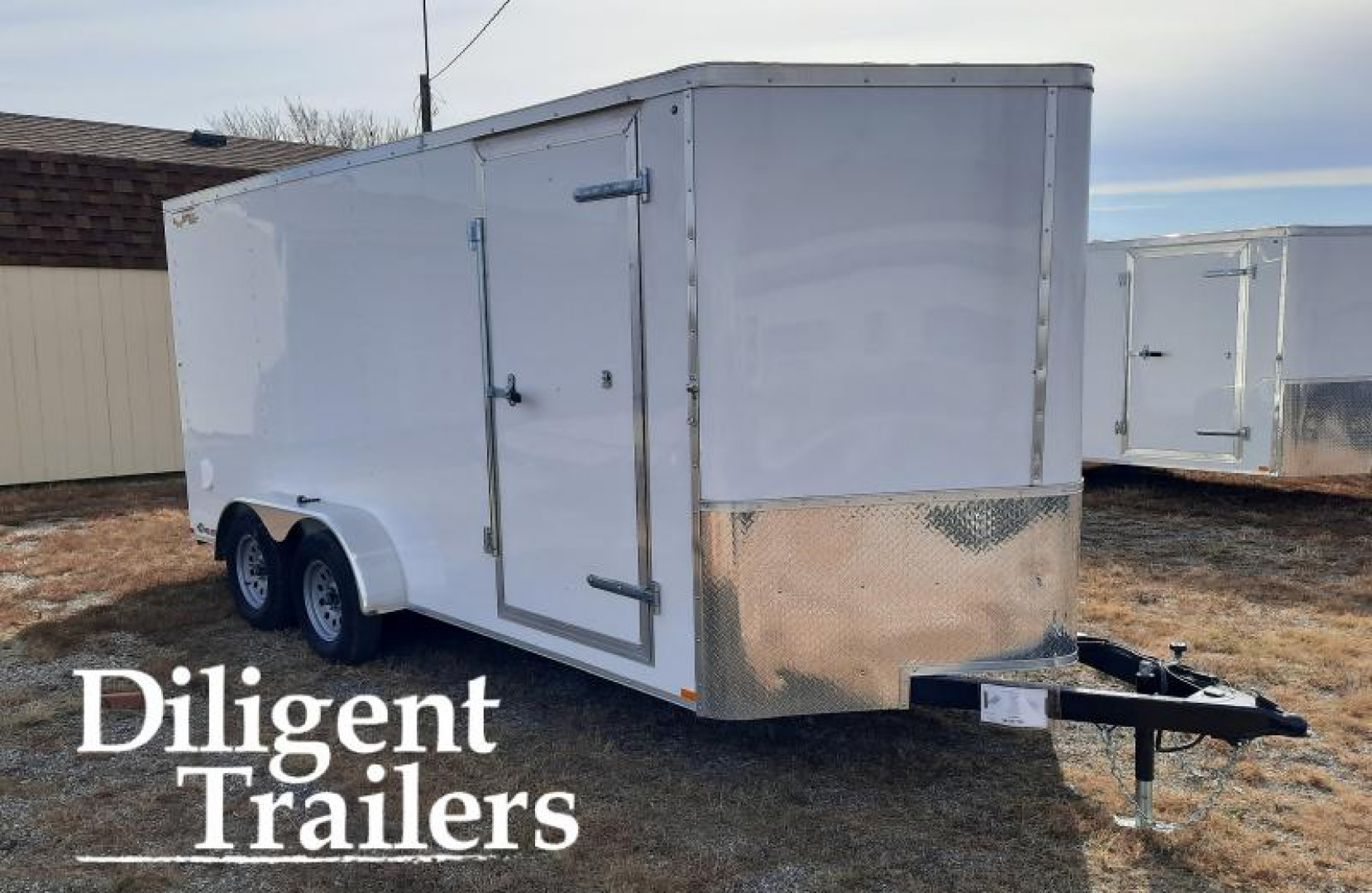 New 2023 DooLittle Trailer 7'x16' Tandem Axle 7K Enclosed Cargo Trailer