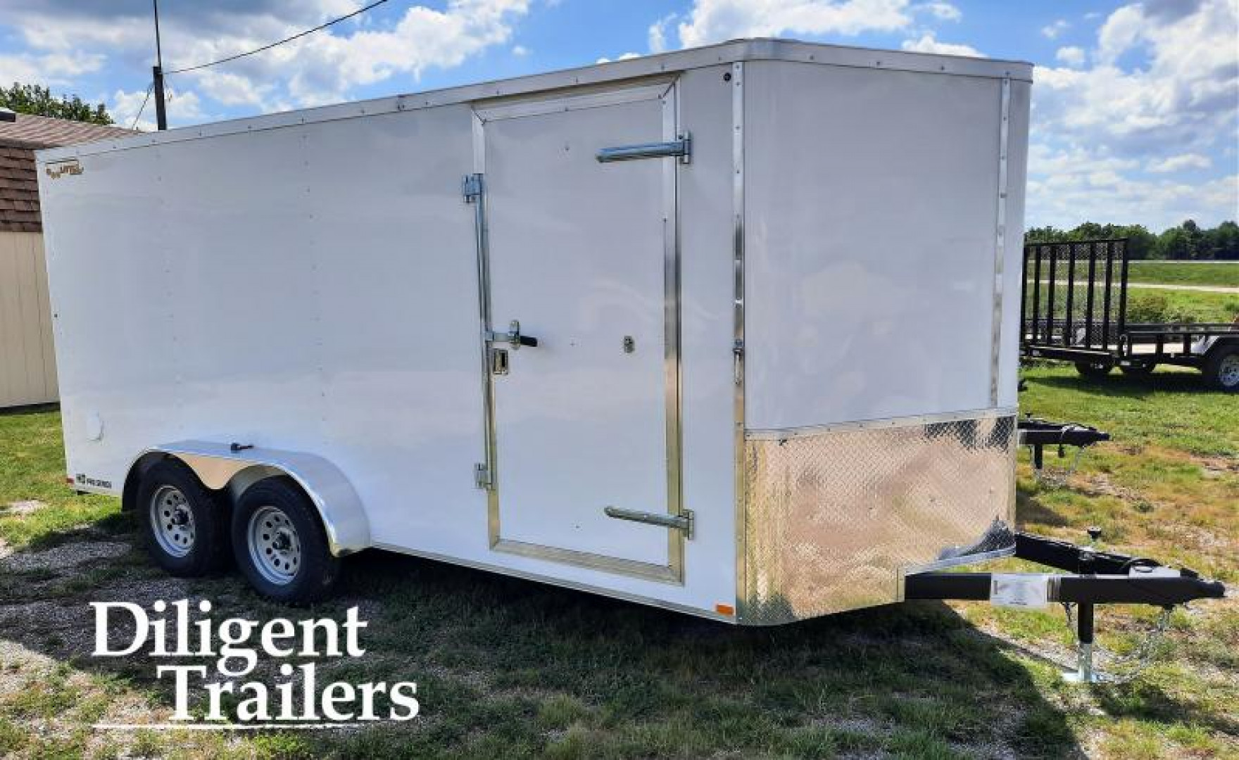 New 2023 DooLittle Trailer 7'x16' Tandem Axle 7K Enclosed Cargo Trailer