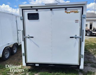 New 2023 DooLittle Trailer 7'x16' Tandem Axle 7K Enclosed Cargo Trailer