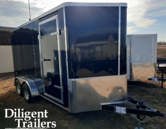 New 2023 DooLittle Trailer 7'x14' Tandem Axle 7K Enclosed Cargo Trailer