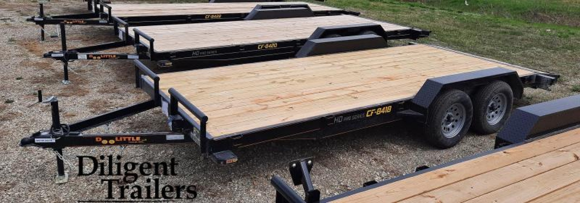 New 2022 Doolittle Trailer 84" x18' Tandem Axle 7K Car Hauler Trailer