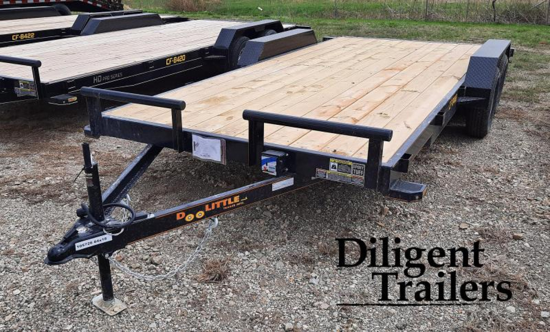 New 2022 Doolittle Trailer 84" x18' Tandem Axle 7K Car Hauler Trailer