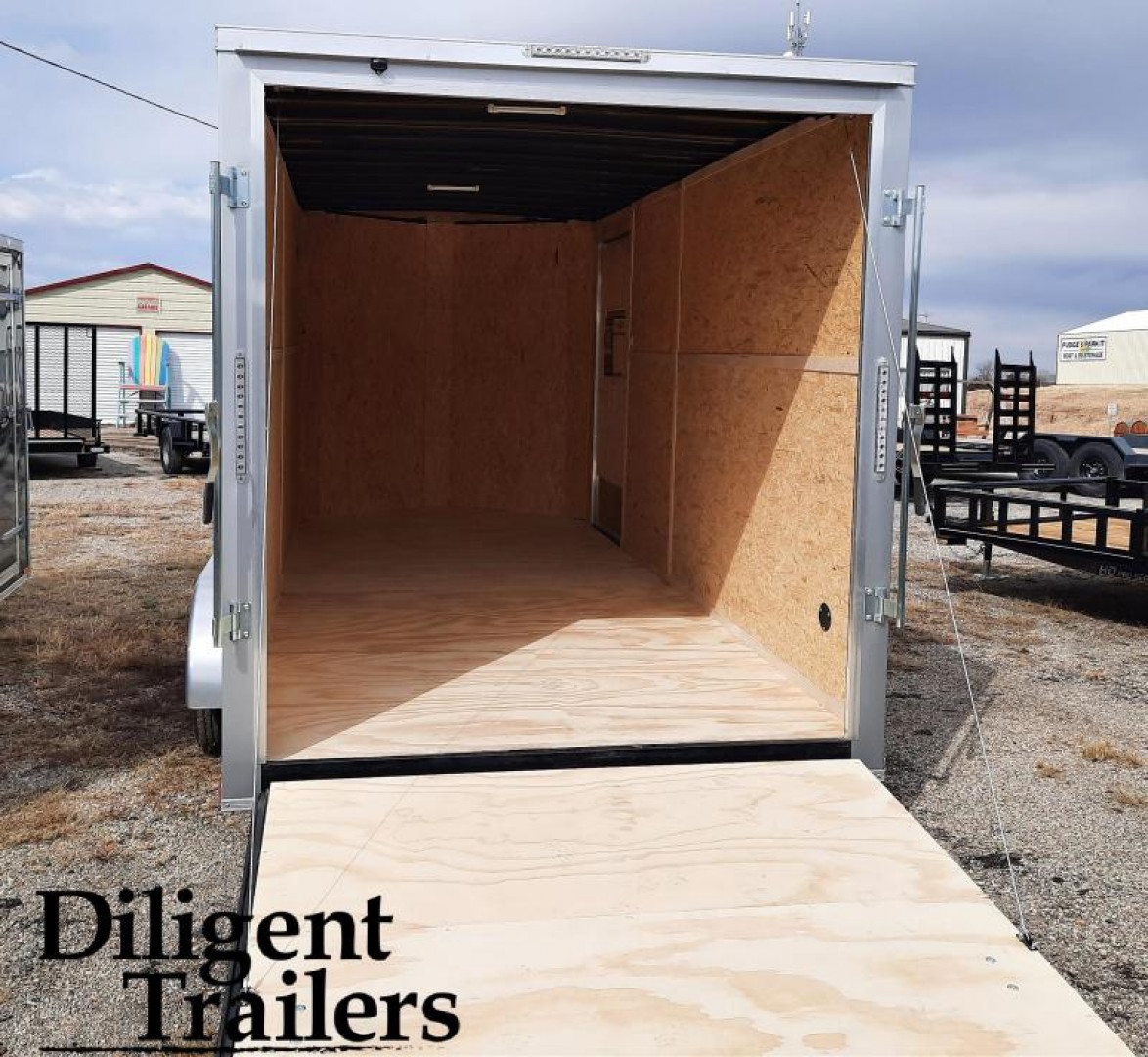 New 2022 DooLittle Trailer 7'x16' Tandem Axle 7K Enclosed Cargo Trailer