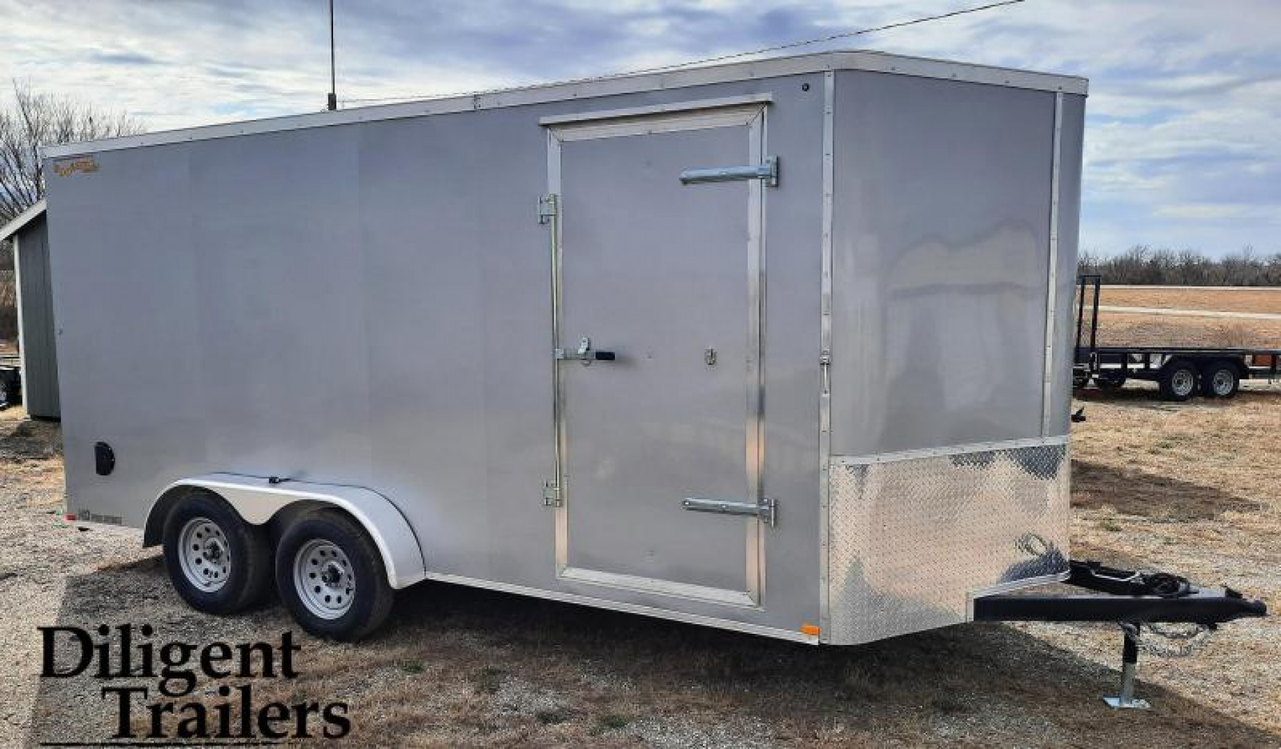 New 2022 DooLittle Trailer 7'x16' Tandem Axle 7K Enclosed Cargo Trailer