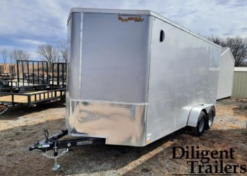 New 2022 DooLittle Trailer 7'x16' Tandem Axle 7K Enclosed Cargo Trailer