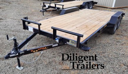 New 2022 Doolittle Trailer 84  x18' Tandem Axle 7K Car Hauler Trailer