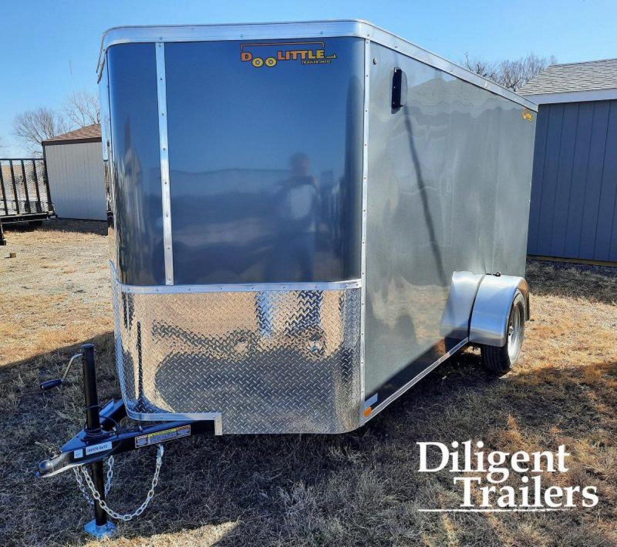 New 2022 Doolittle Trailer Mfg 6' x12' Single Axle 3.5K Enclosed Cargo Trailer