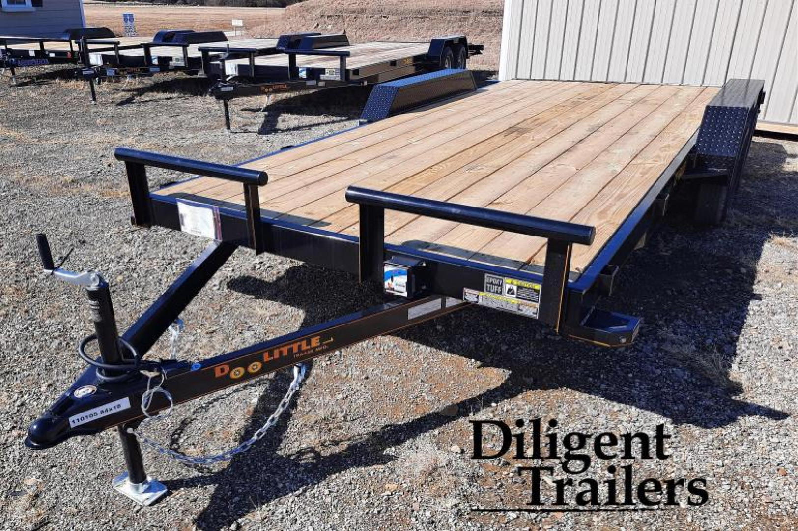 New 2022 Doolittle Trailer 84" x18' Tandem Axle 7K Car Hauler Trailer