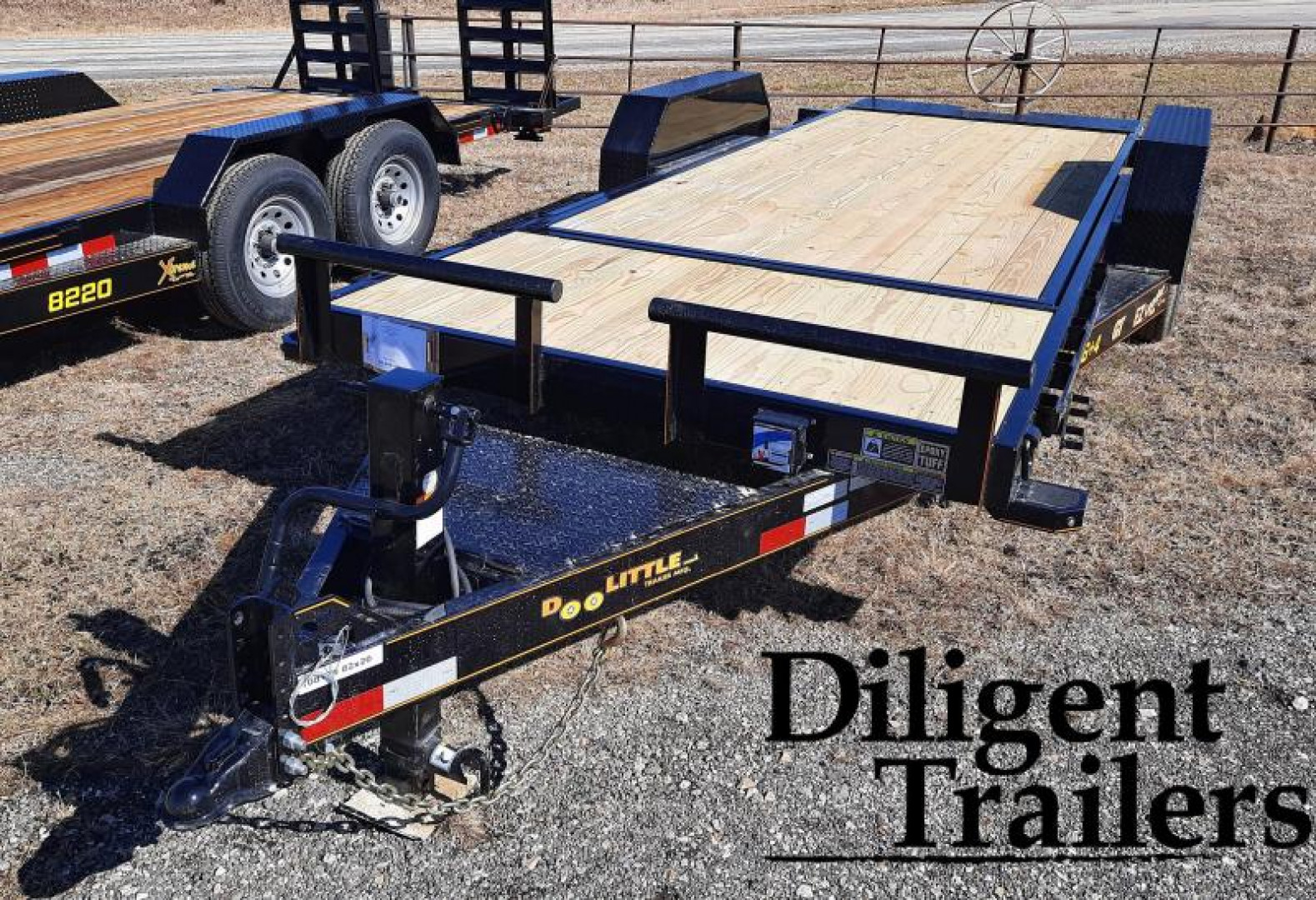New 2022 Doolittle Trailer Mfg 82"x20' Tandem Axle 14K EZ Loader GT Equipment Trailer