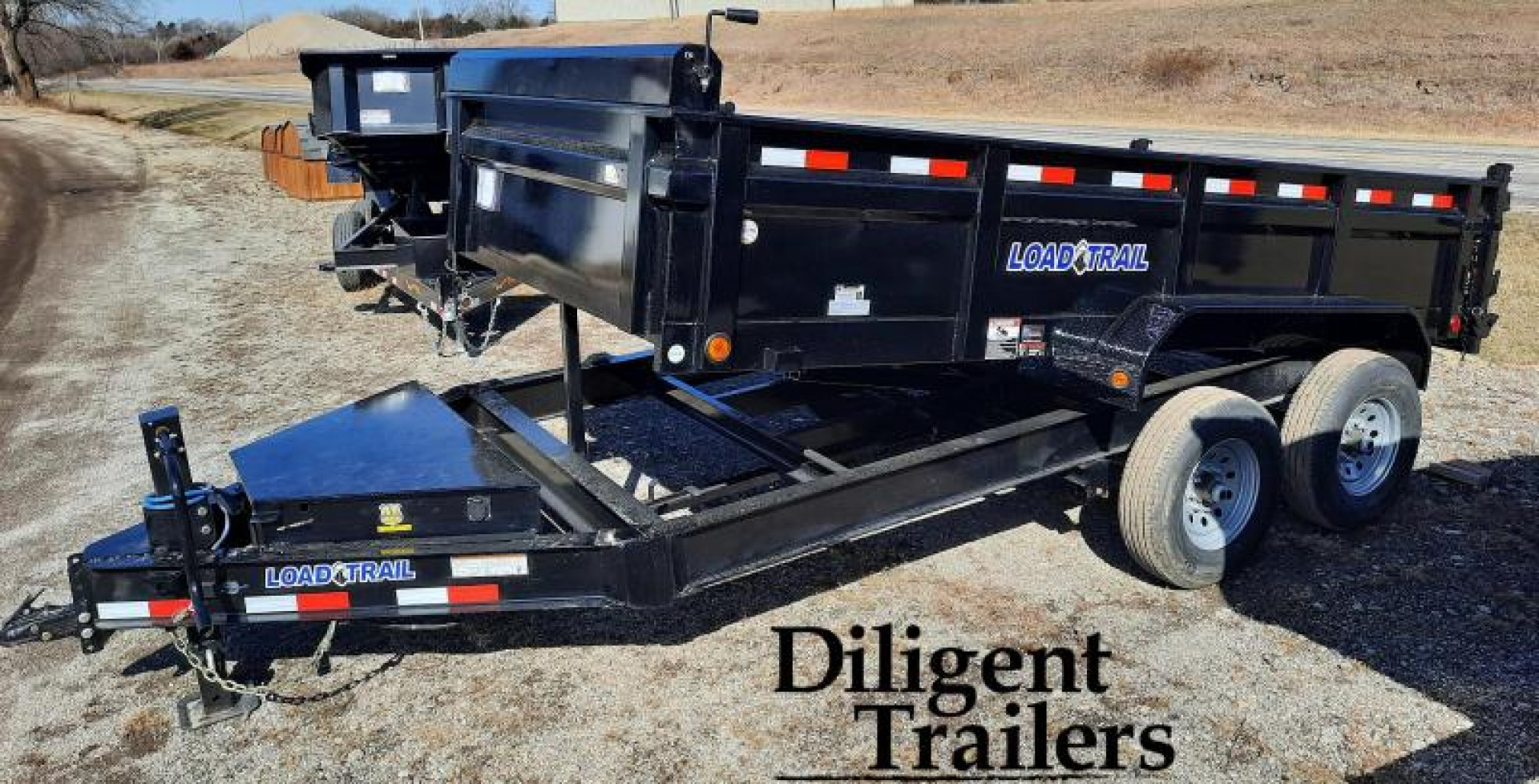 New 83" X 14' TANDEM AXLE DUMP