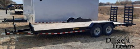 New 2023 Doolittle Trailer 82" x22' Tandem Axle 14K Car Hauler Trailer