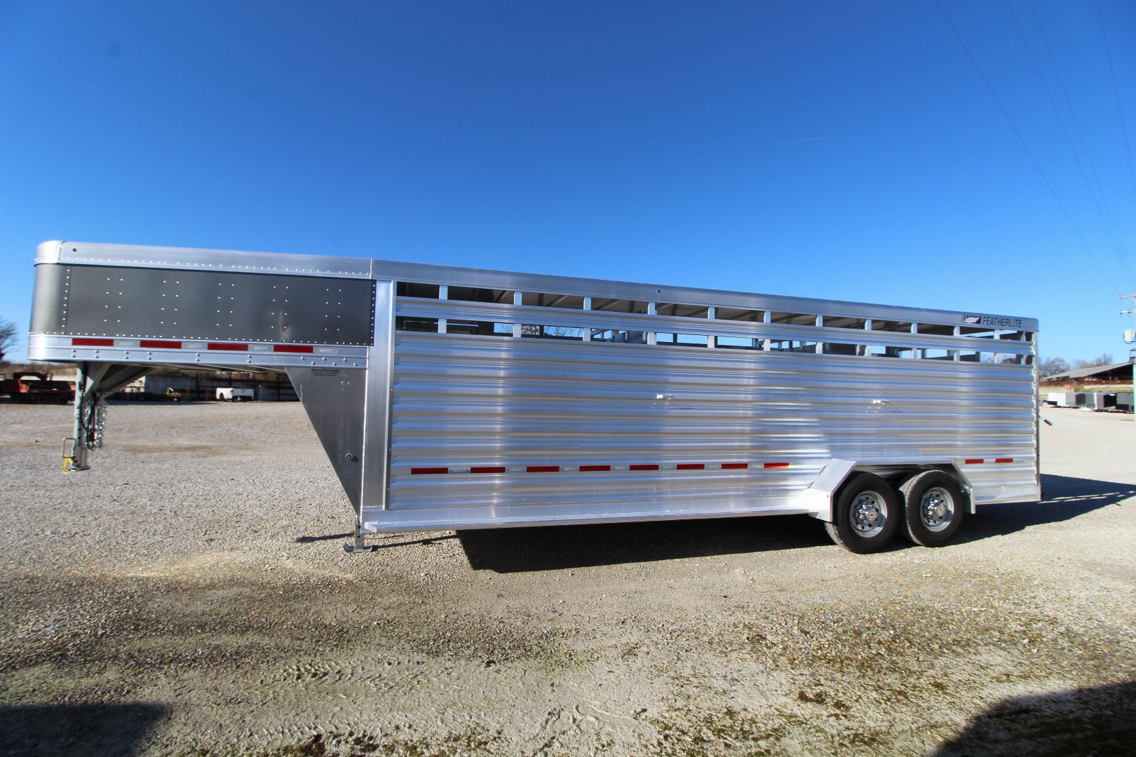 New 2025 Featherlite Trailers 8117-6724 Stock / Stock Combo Trailer