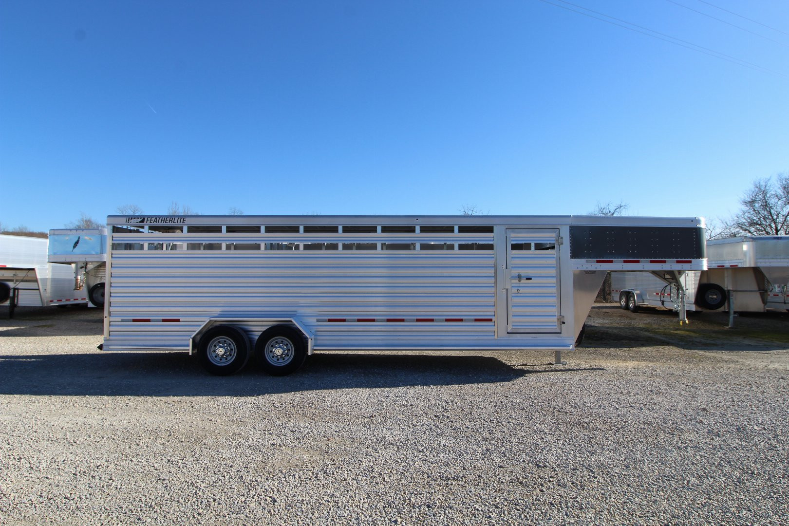 New 2025 Featherlite Trailers 8117-6724 Stock / Stock Combo Trailer