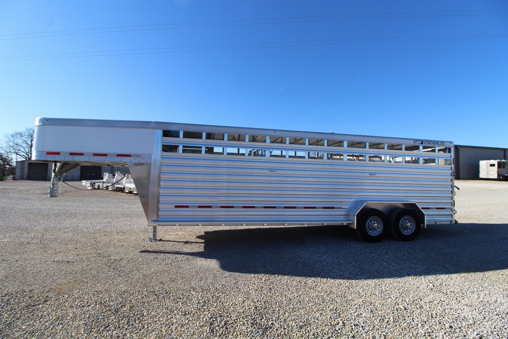 New 2025 Featherlite Trailers 8127-7024 Stock / Stock Combo Trailer