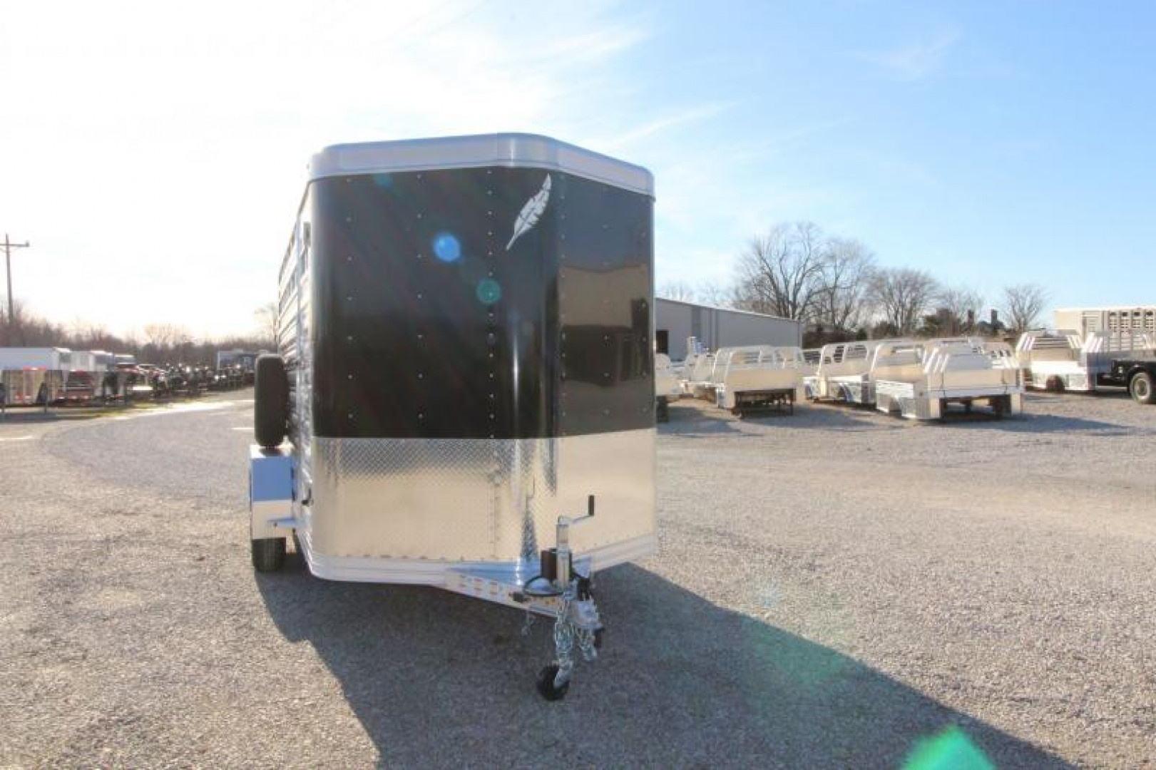 New 2023 FEATHERLITE 8107-6716 Stock / Stock Combo Trailer