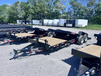 New 2025 BEHNKE 83X22 HEAVY DUTY TILT EQUIPMENT HAULER TRAILER W/10K AXLES