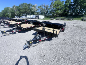 New 2025 BEHNKE 83X20 HEAVY DUTY TILT EQUIPMENT HAULER TRAILER W/10K AXLES