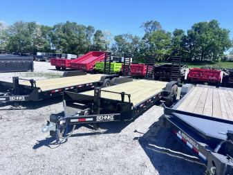 New 2025 BEHNKE 83X24 HEAVY DUTY EQUIPMENT HAULER TRAILER W/10K AXLES