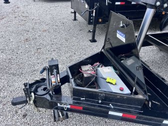 New 2025 IRON BULL 83X16 DUMP TRAILER W/ TRIPLE 7K AXLES AND 48" SIDES