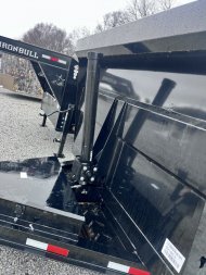 New 2025 IRON BULL 83X16 DUMP TRAILER W/ TRIPLE 7K AXLES AND 48" SIDES