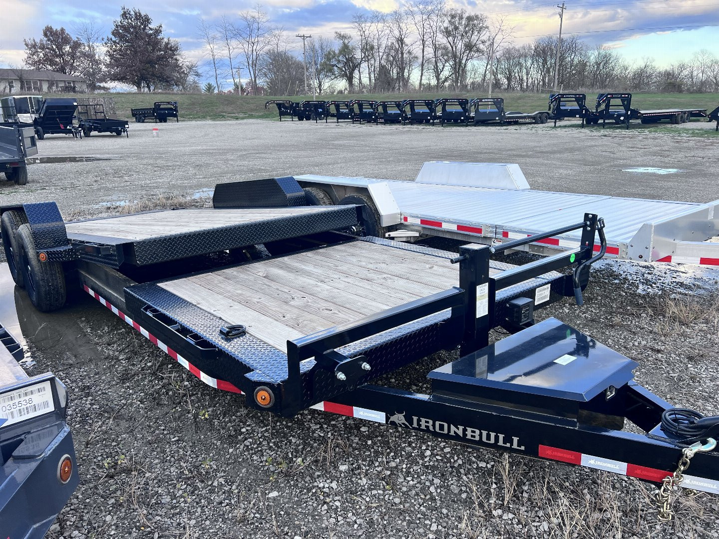 New 2024 IRON BULL 83X22 TILT EQUIPMENT TRAILER
