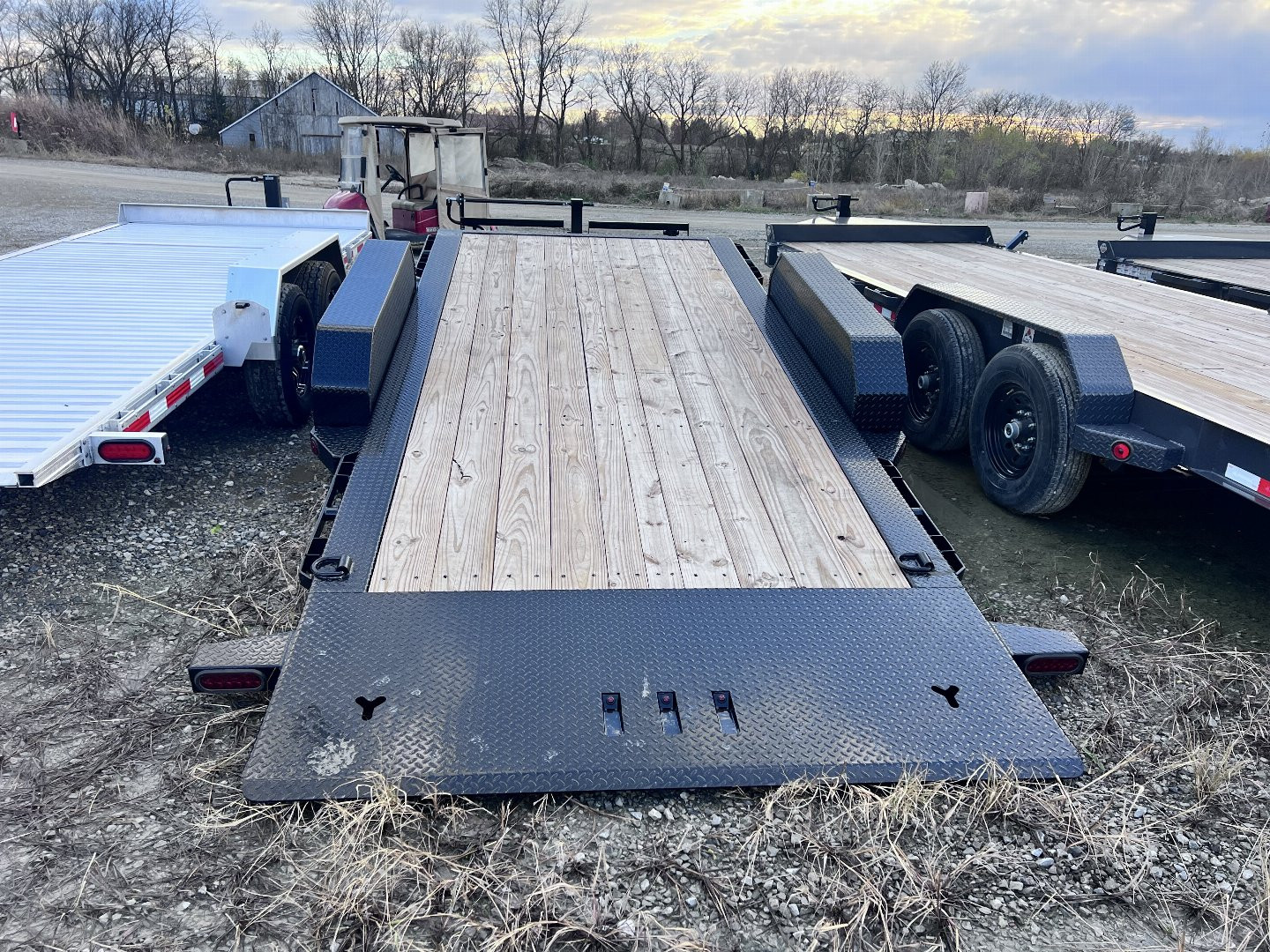 New 2024 IRON BULL 83X22 TILT EQUIPMENT TRAILER