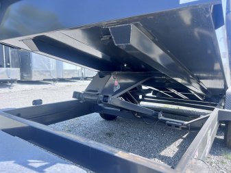 New 2024 IRON BULL 83X14 DUMP TRAILER W/ SCISSOR HOIST