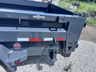 New 2024 IRON BULL 83X16 DUMP TRAILER W/ SCISSOR HOIST
