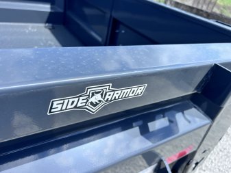 New 2024 IRON BULL 83X16 DUMP TRAILER W/ SCISSOR HOIST
