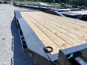 New 2024 IRON BULL 102X22 EQUIPMENT TRAILER W/ DRIVE OVER FENDERS