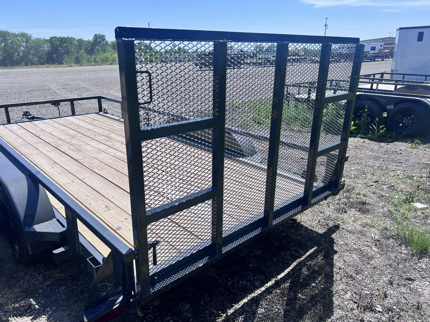 New 2024 IRON BULL 83X18 UTILITY TRAILER W/TANDEM AXLES AND 2 BRAKES