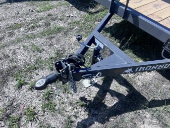 New 2024 IRON BULL 83X18 UTILITY TRAILER W/TANDEM AXLES AND 2 BRAKES