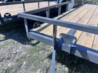 New 2024 IRON BULL 83X18 UTILITY TRAILER W/TANDEM AXLES AND 2 BRAKES