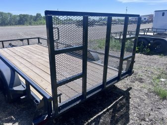 New 2024 IRON BULL 83X18 UTILITY TRAILER W/TANDEM AXLES AND 2 BRAKES