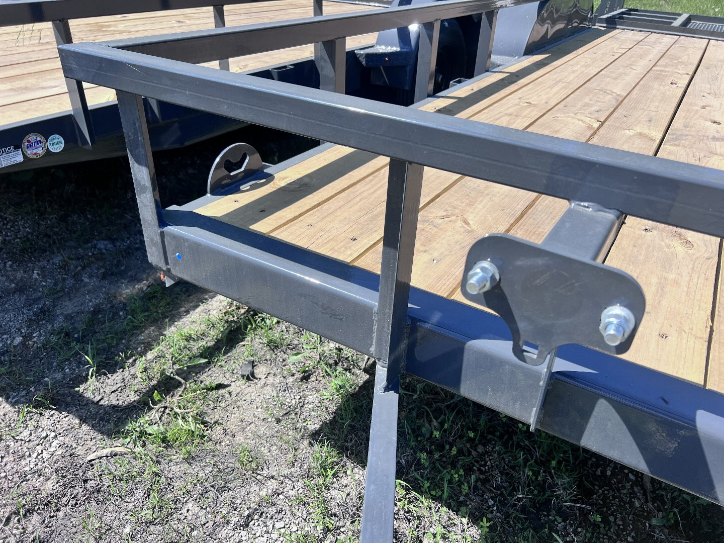 New 2024 IRON BULL 83X18 UTILITY TRAILER W/TANDEM AXLES AND 2 BRAKES