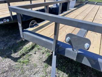New 2024 IRON BULL 83X18 UTILITY TRAILER W/TANDEM AXLES AND 2 BRAKES