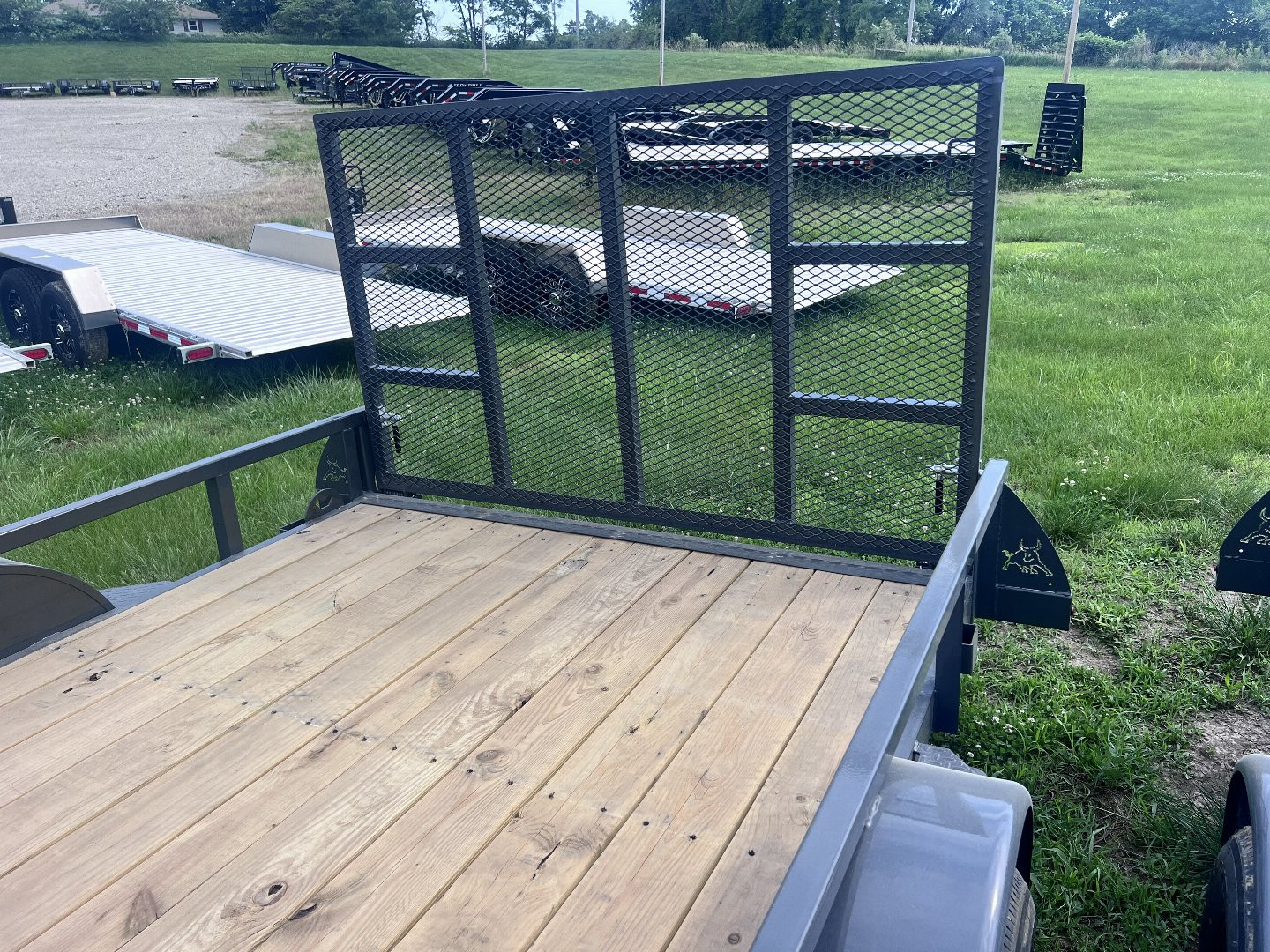 New 2024 IRON BULL 83X12 UTILITY TRAILER W/SINGLE AXLE AND BRAKE